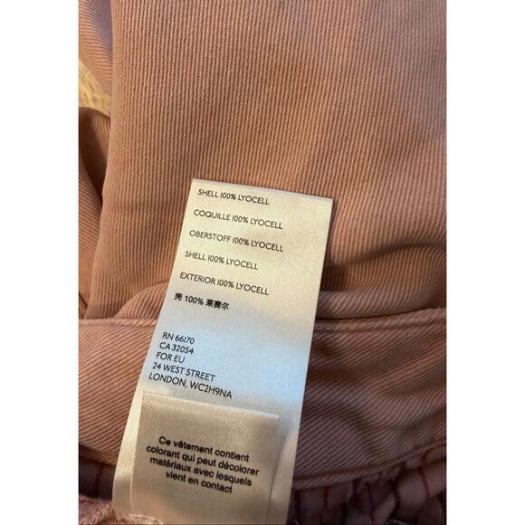 Anthropologie Pink Lyocell Scout Tapered Slim Pants - Picture 5 of 5